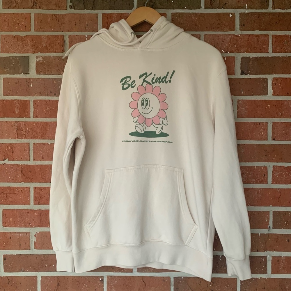 Mure+Grand Be Kind Graphic Hoodie Size Medium‎